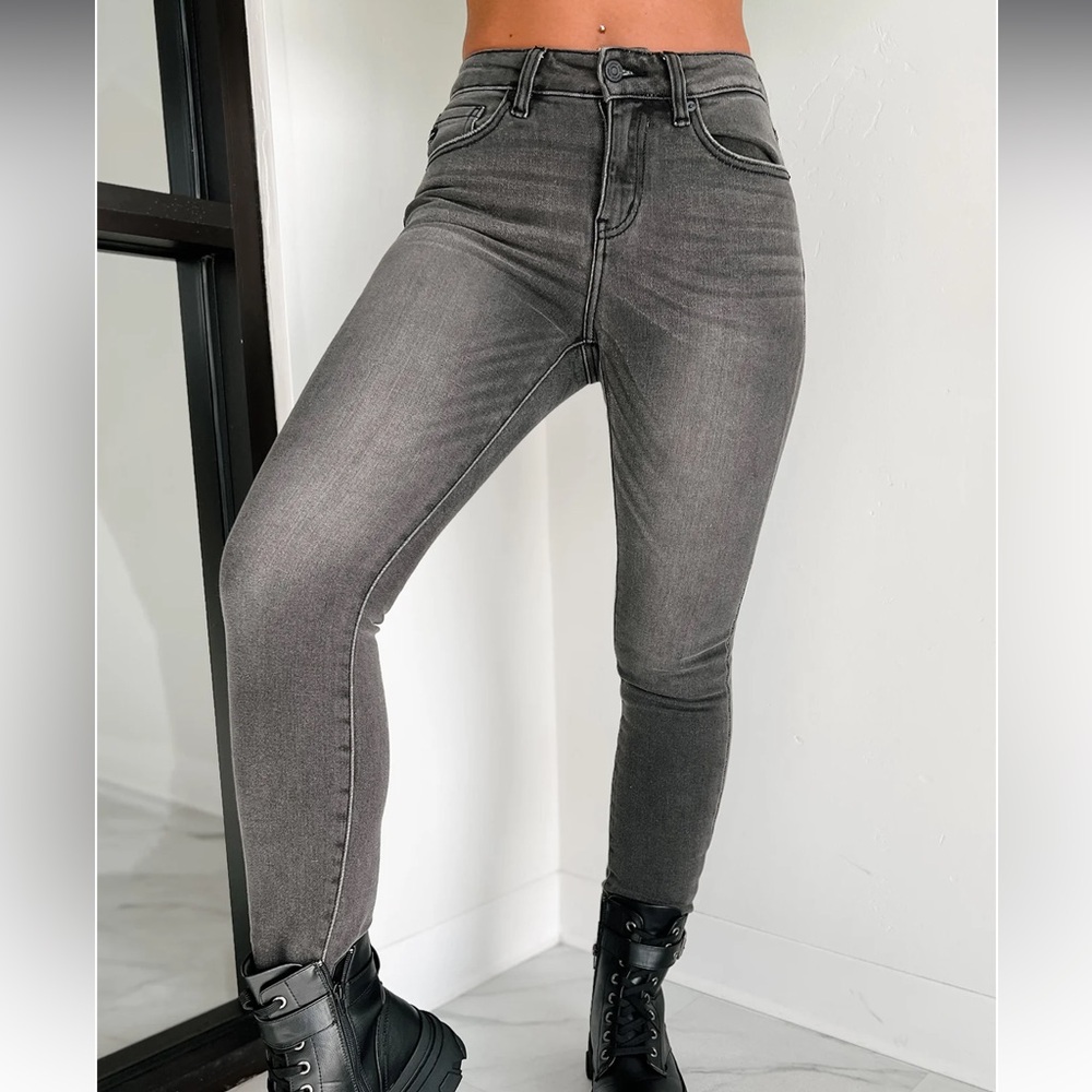 Straight leg jeans